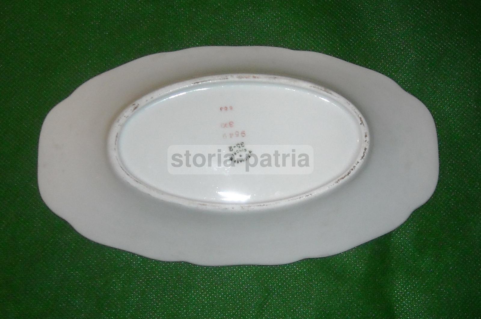 Antico Decorativo Vassoietto, Elegante Porcellana, Richard Ginori, Lamina Dorata immagine 4