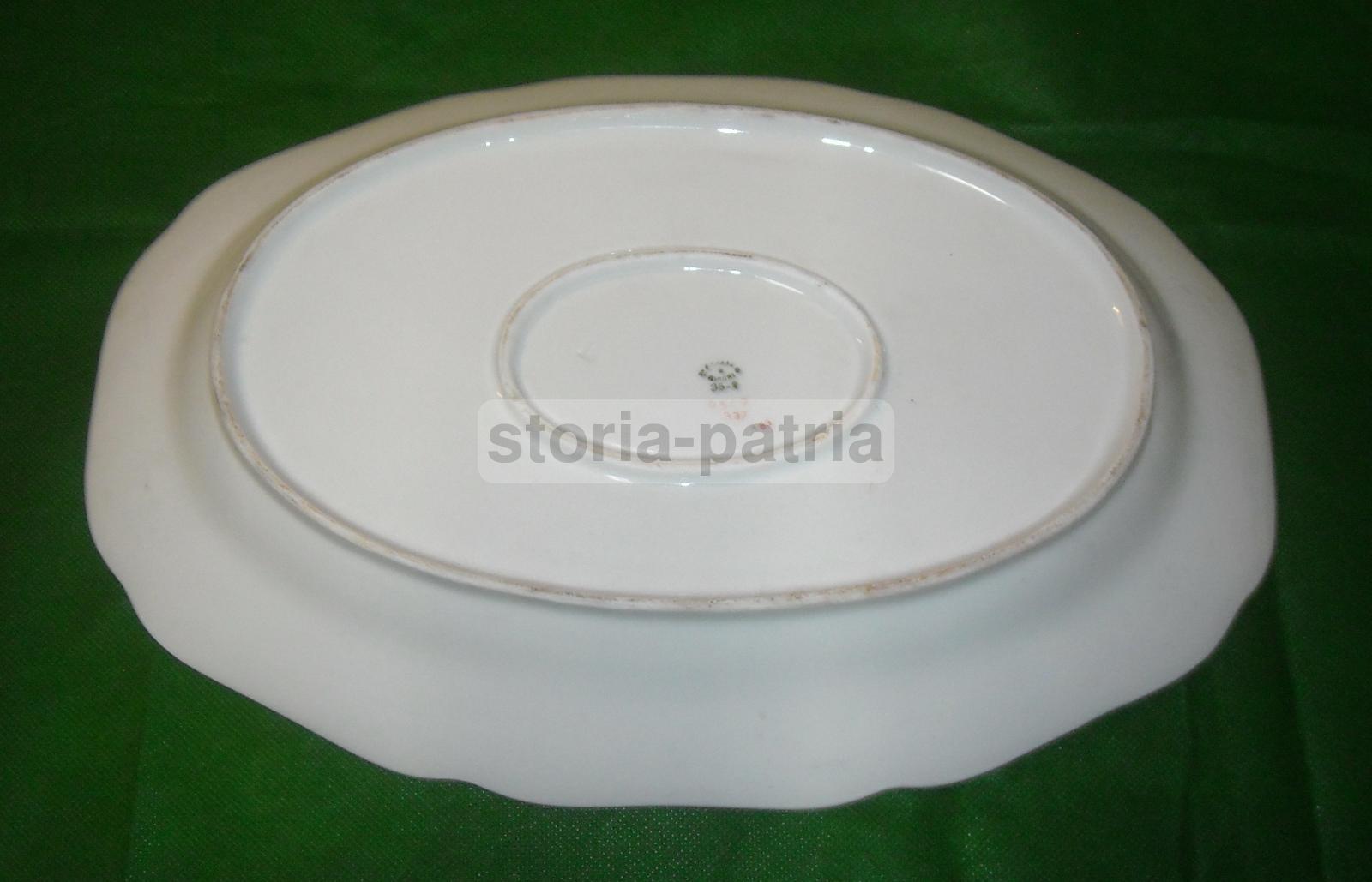 Antico Decorativo Vassoio, Utile Centro Tavola, Elegante Porcellana, Richard Ginori immagine 4