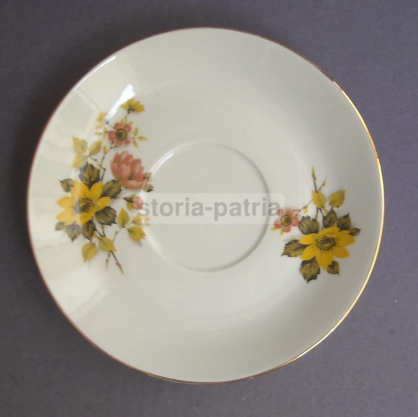 Arte Decorativa, Policromi Motivi Floreali, Porcellana Karim, Grazioso Piattino immagine 1