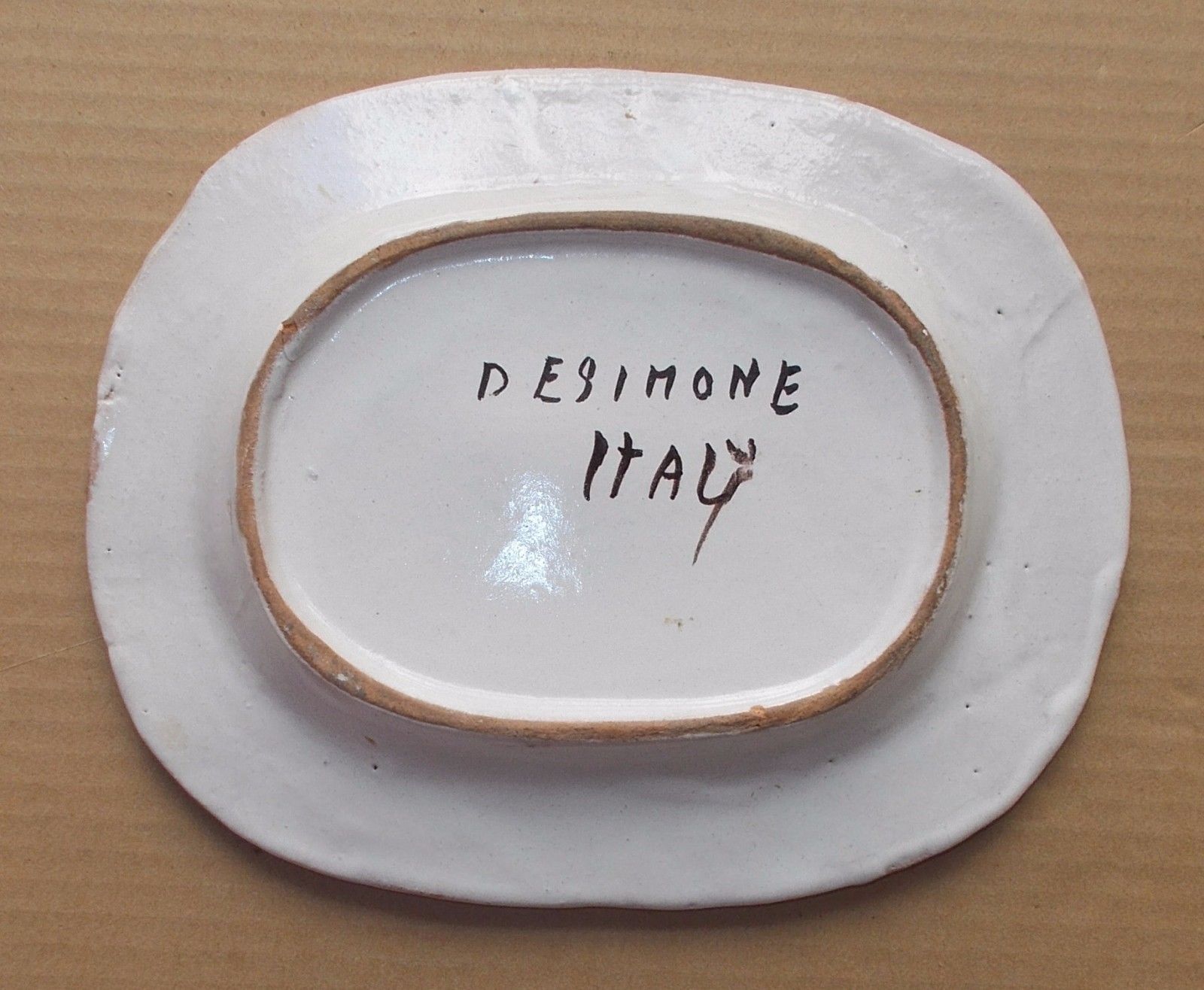 Artistica Ceramica, Piatto Decorativo, Stemma Araldico, Scudo E Cimiero, Firmato immagine 1