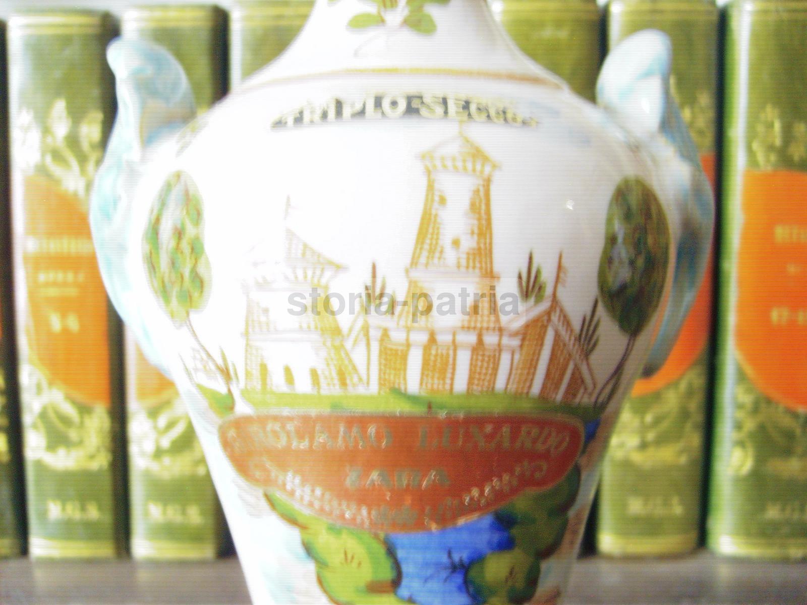 Bella Bottiglia d'Epoca, Faenza, Decoro Floreale, Fortificazioni, Liquori, Inusuale immagine 6
