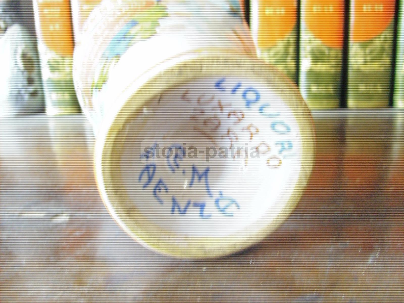 Bella Bottiglia d'Epoca, Faenza, Decoro Floreale, Fortificazioni, Liquori, Inusuale immagine 7