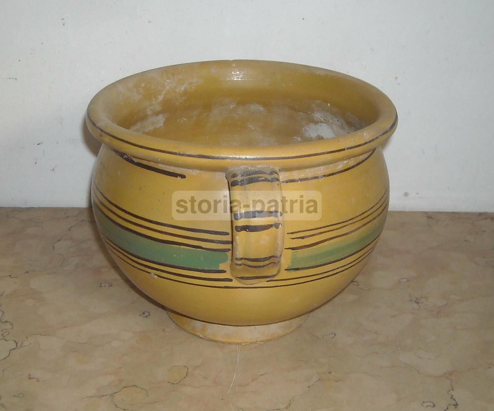 Ceramica Da Collezione, Vaso Cachepot, Artigianato Popolare, Utile Soprammobile immagine 2
