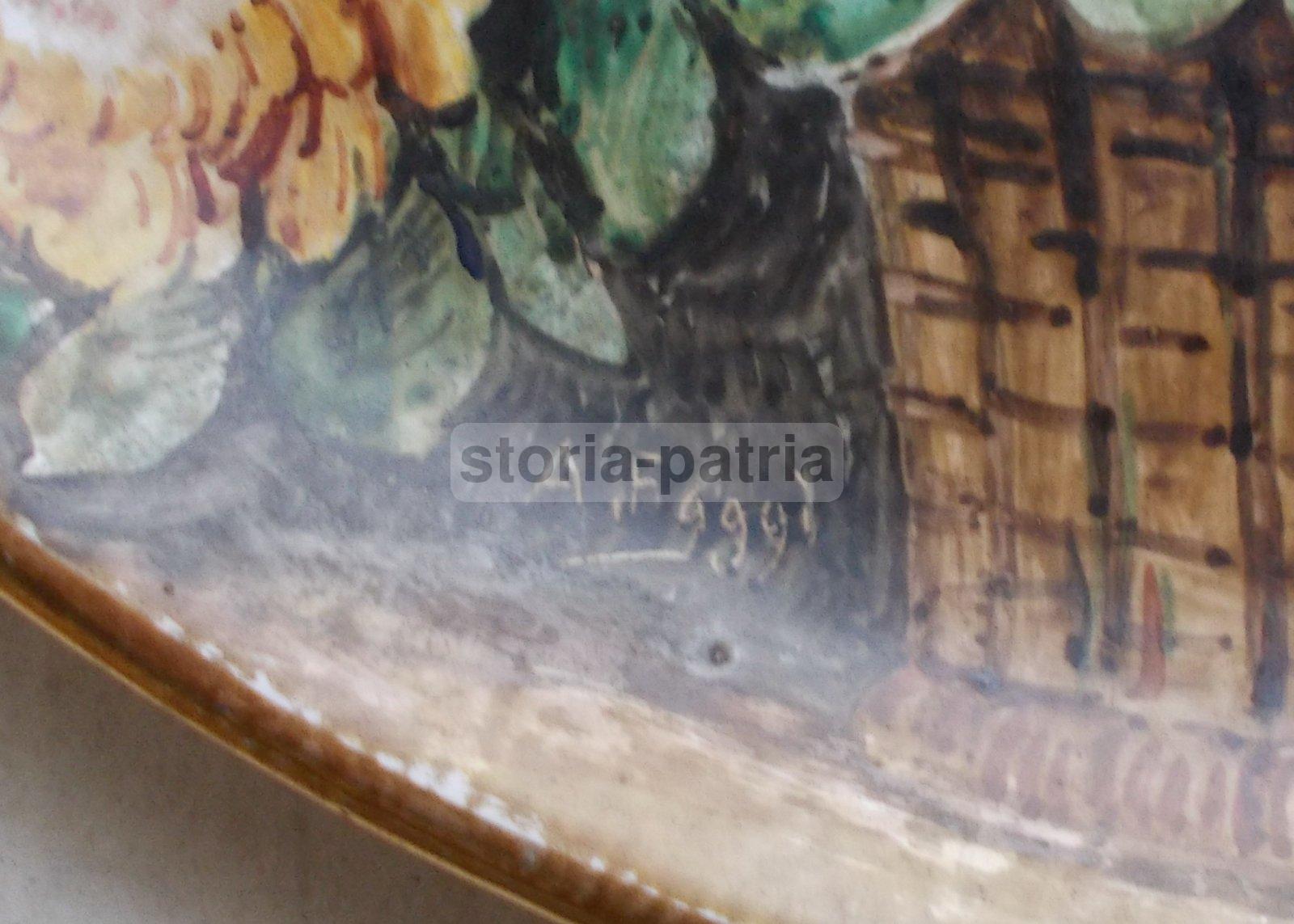Decorativa Ceramica Floreale, Bella Policromia, Ceramica Carbet, Artista Faggi, 900 immagine 2
