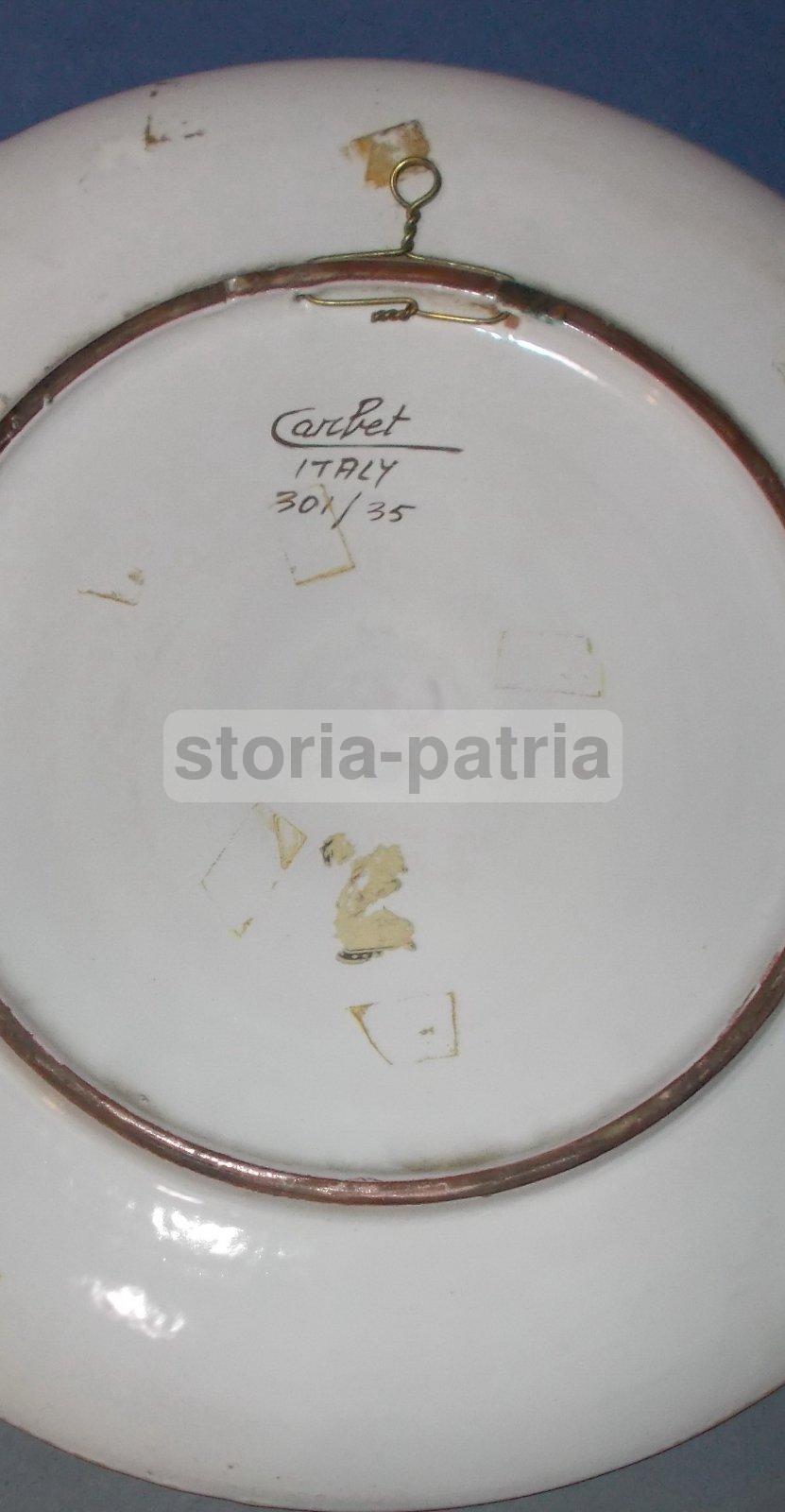 Decorativa Ceramica Floreale, Bella Policromia, Ceramica Carbet, Artista Faggi, 900 immagine 5