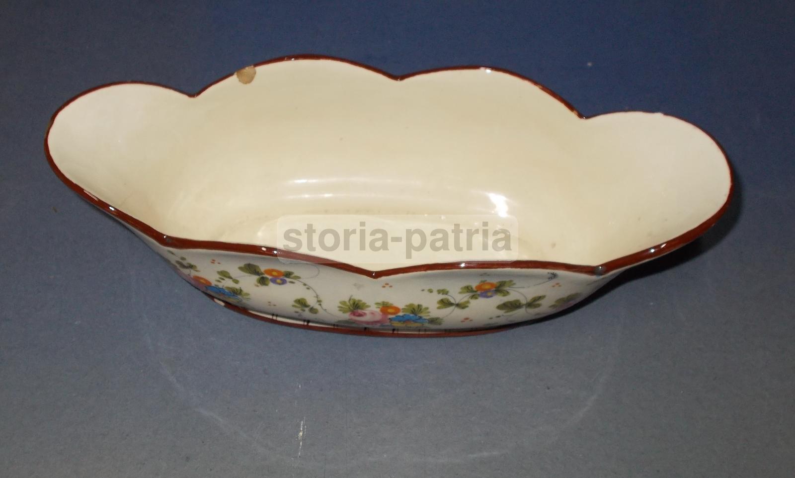 Decorativa Ceramica Floreale, Policroma, Da Collezione, Fabbrica Marmaca, San Marino immagine 7