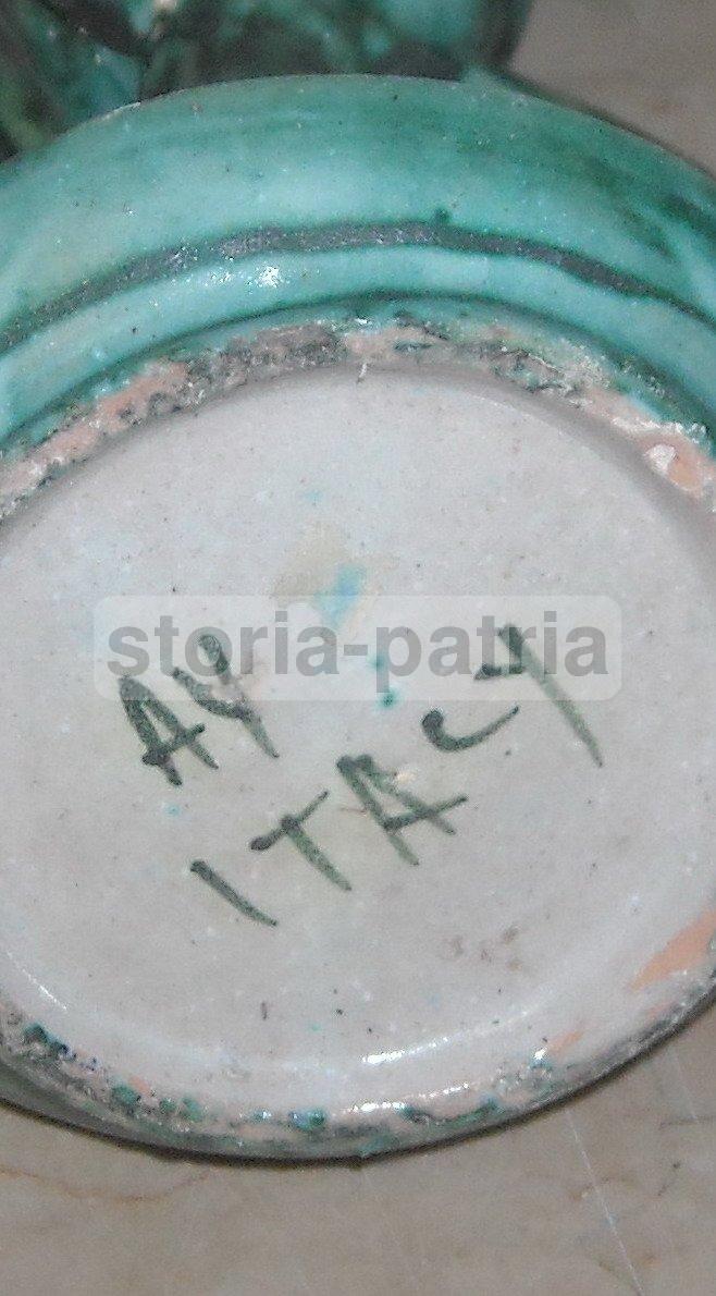 Decorativa Lampada Da Tavola, Soprammobile Da Collezione, Bella Ceramica Vietrese immagine 4