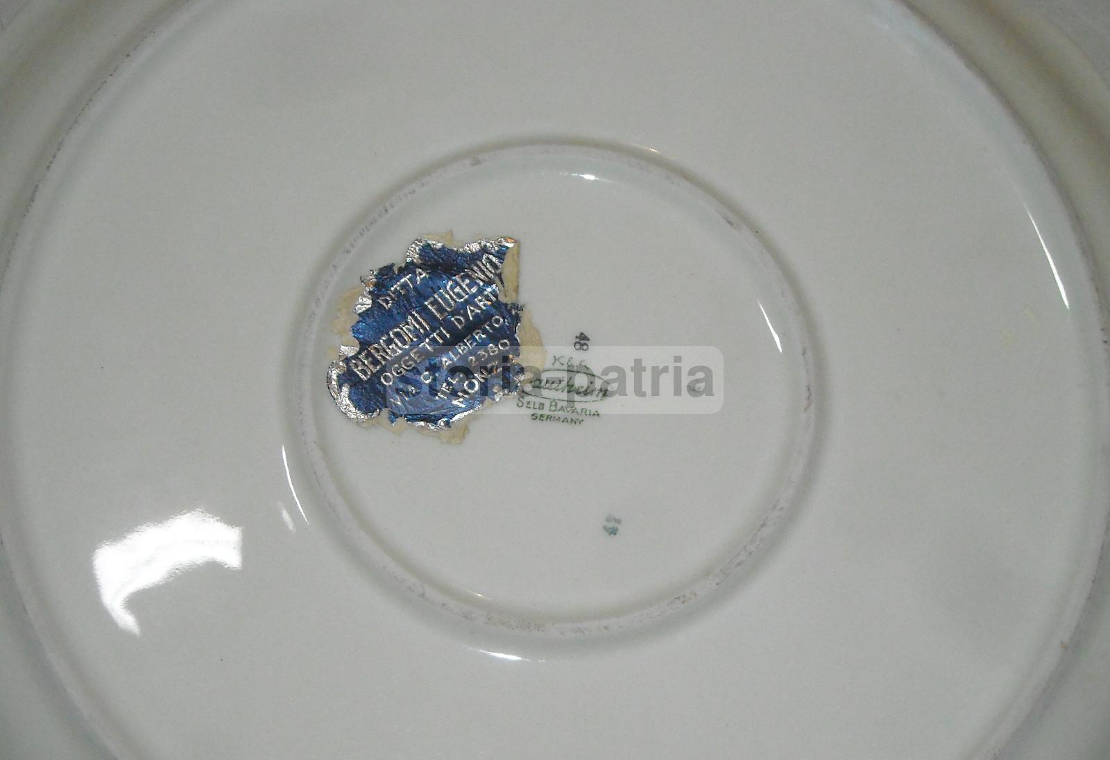 Decorativo Piatto d'Epoca, Bella Policromia, Decori Floreali, Krautheim, Pubblicita immagine 7