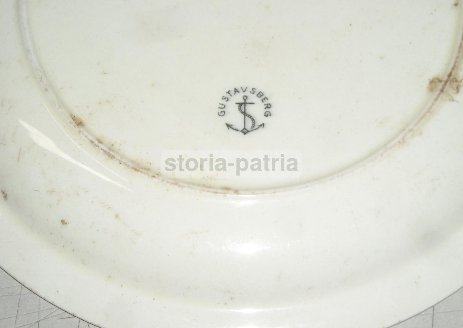 Decorativo Piatto, Militaria, Soldati, Cannone, Bandiera, Da Collezione, Gustavsberg immagine 3