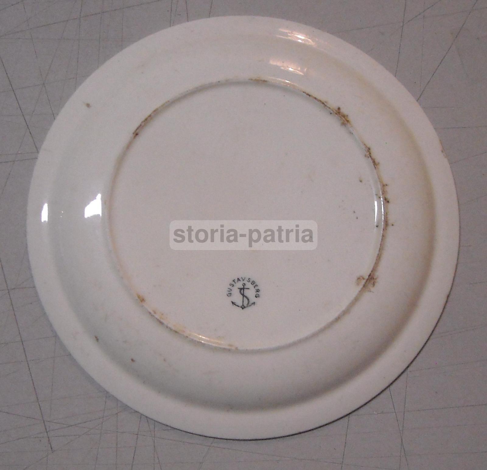 Decorativo Piatto, Militaria, Soldati, Cannone, Bandiera, Da Collezione, Gustavsberg immagine 4