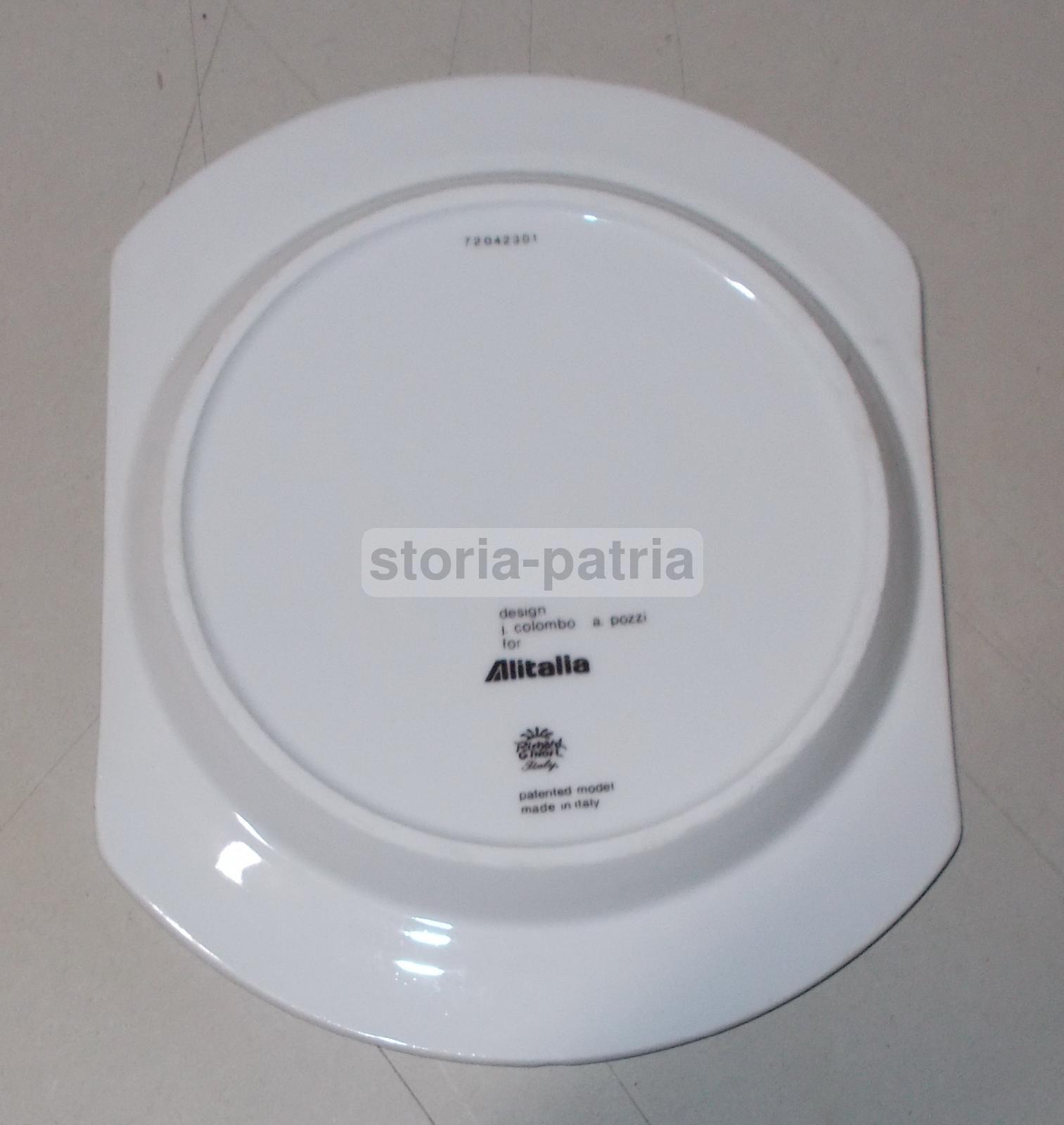 Design Italiano, Colombo Pozzi, Inusuale Piatto Pubblicitario, Da Collezione, Aerei immagine 2