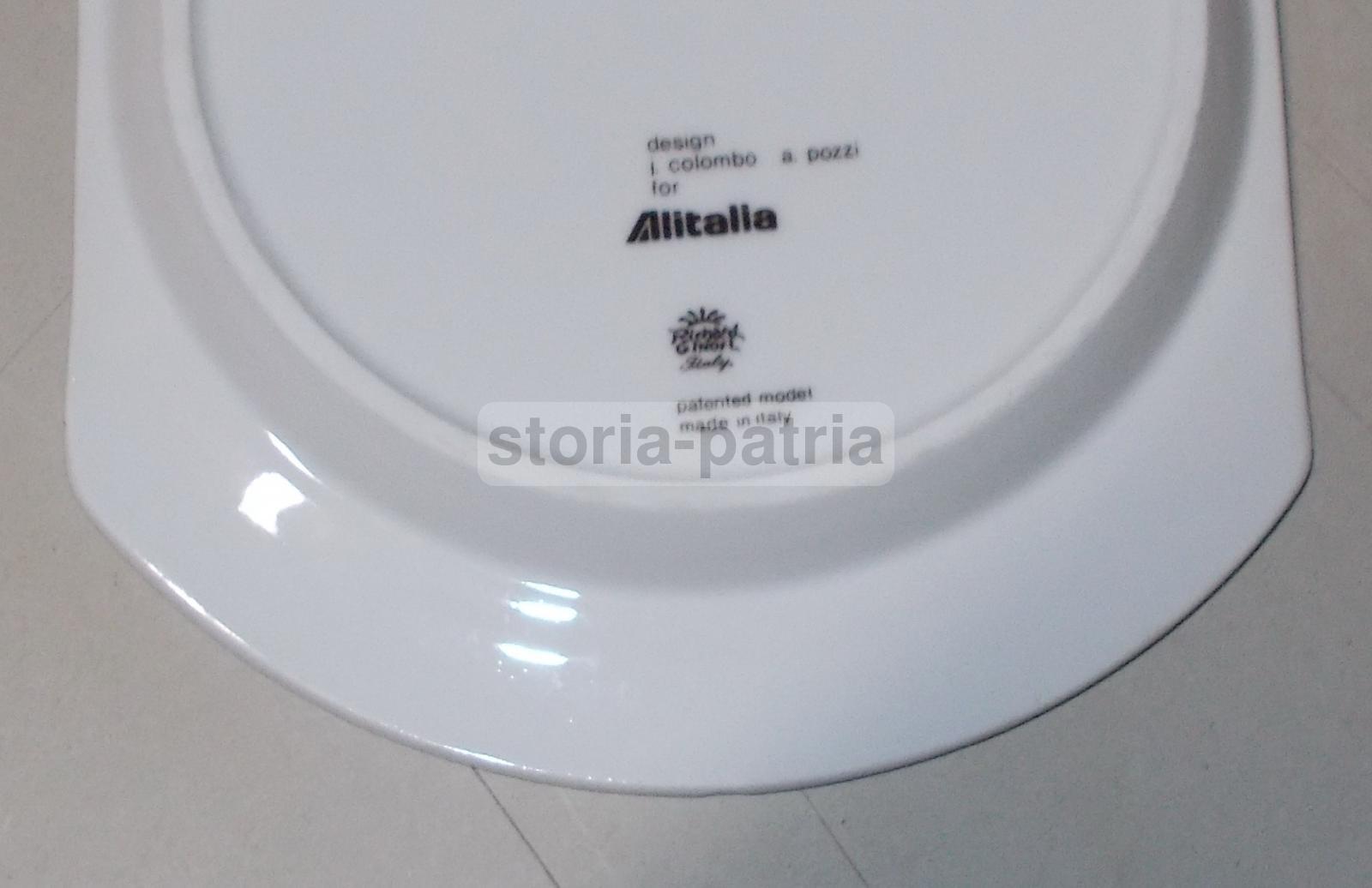 Design Italiano, Colombo Pozzi, Inusuale Piatto Pubblicitario, Da Collezione, Aerei immagine 3