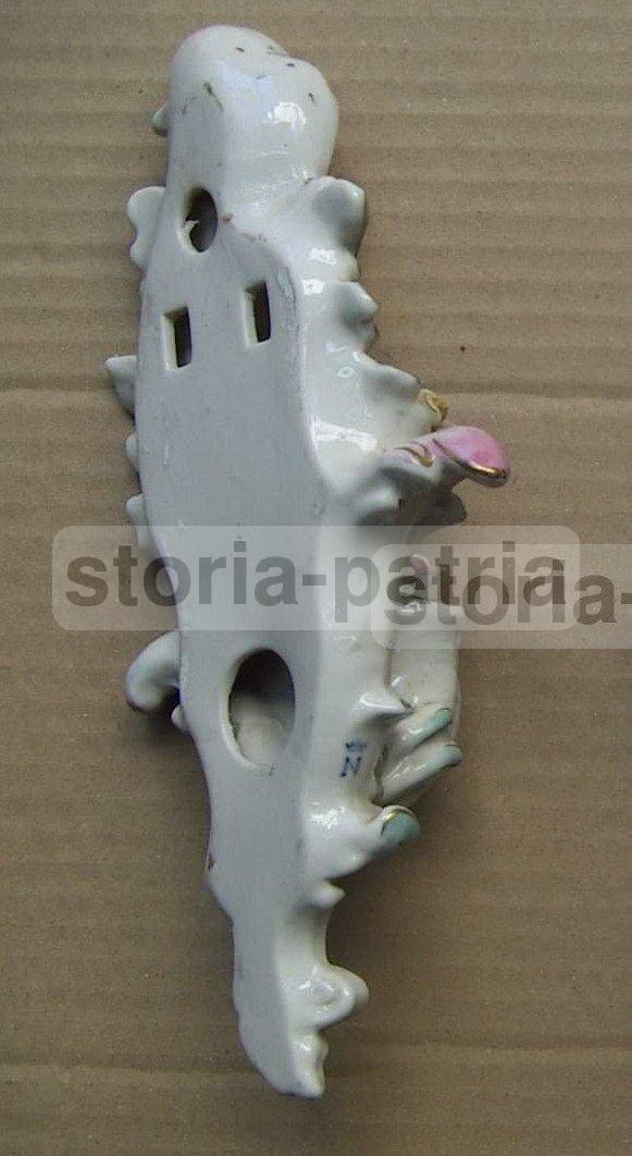 Graziosa Porcellana Decorata, Pregevoli Motivi Floreali, Bella Artistica Scultura immagine 3