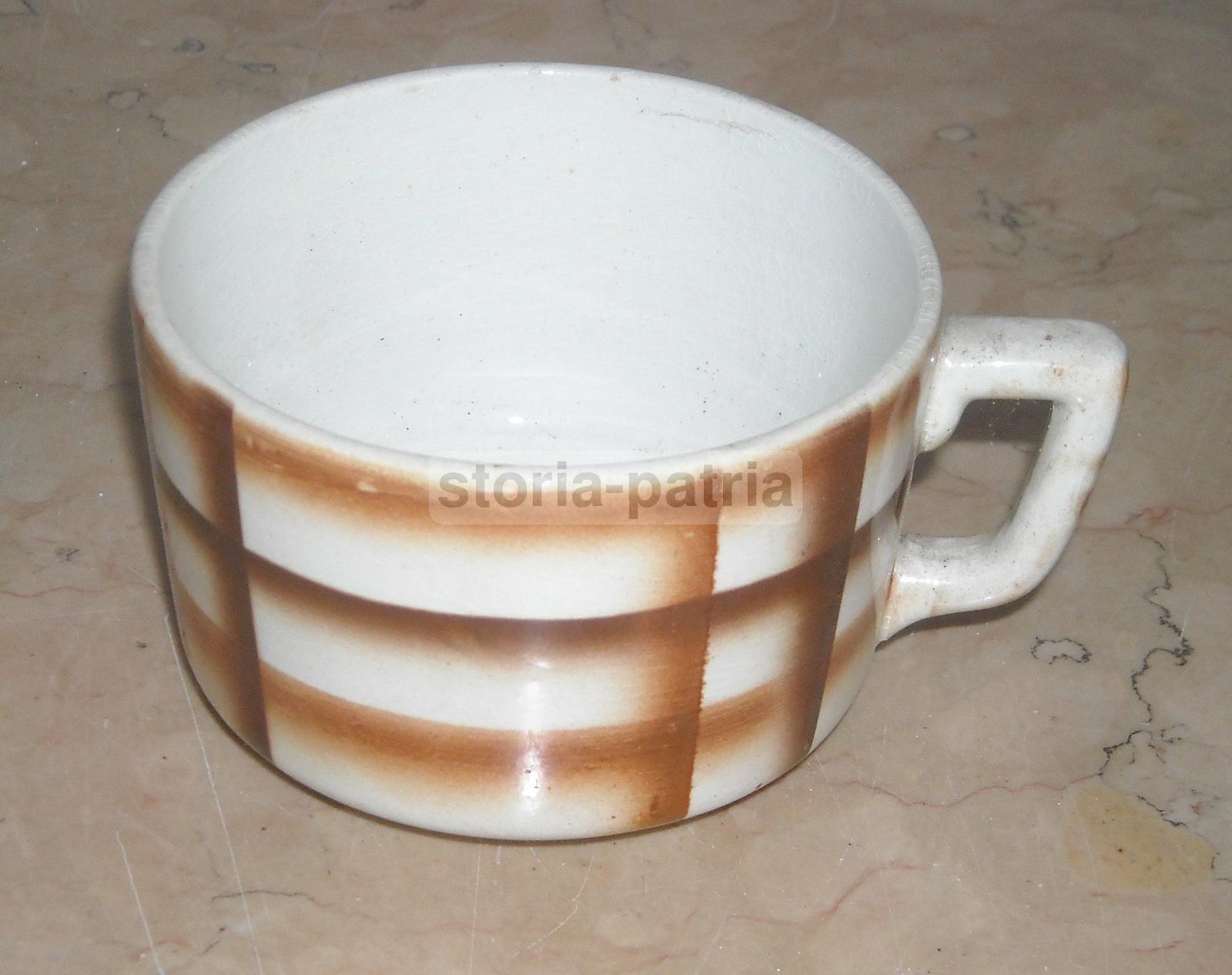 Piemonte, Ceramiche Piemontesi, Futurismo, Decorativo Decoro, Tazza d'Epoca immagine 1