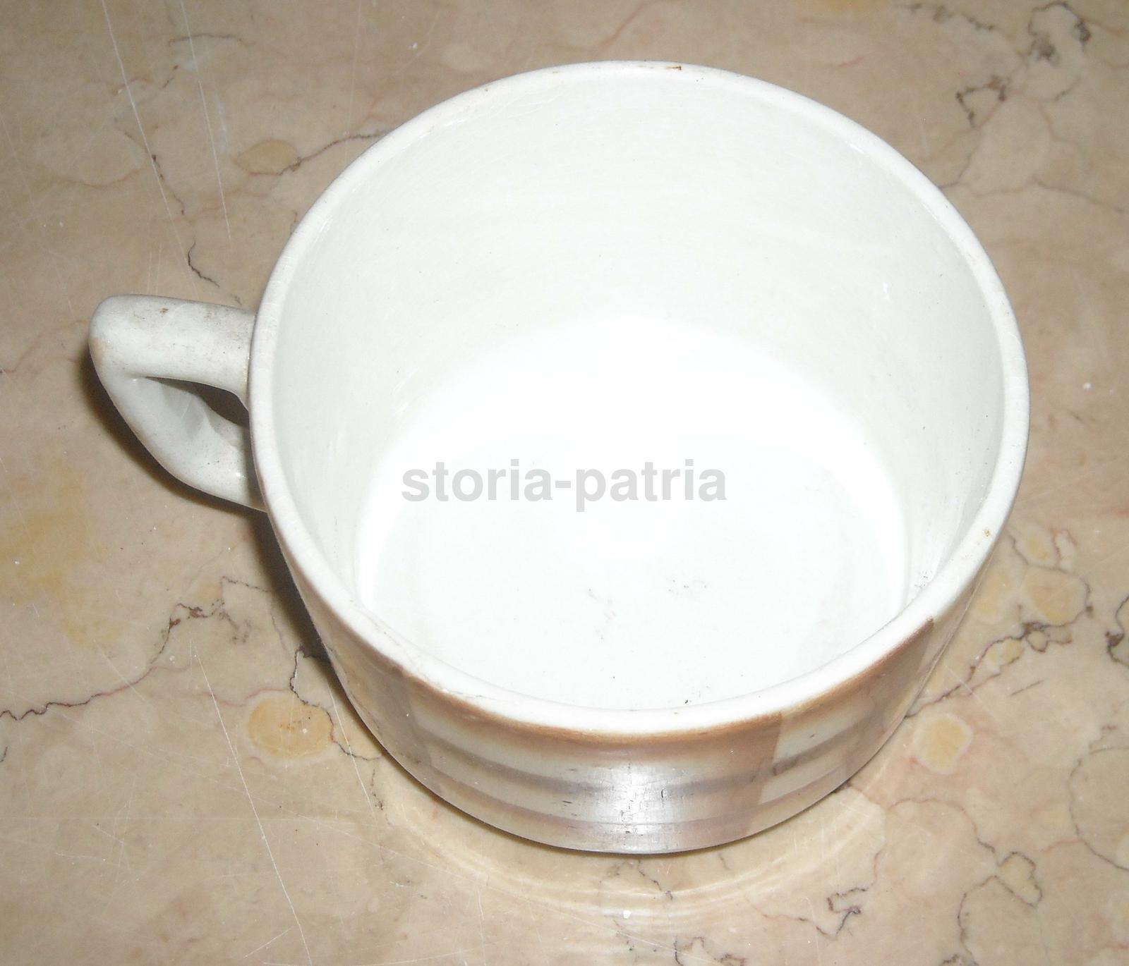 Piemonte, Ceramiche Piemontesi, Futurismo, Decorativo Decoro, Tazza d'Epoca immagine 3