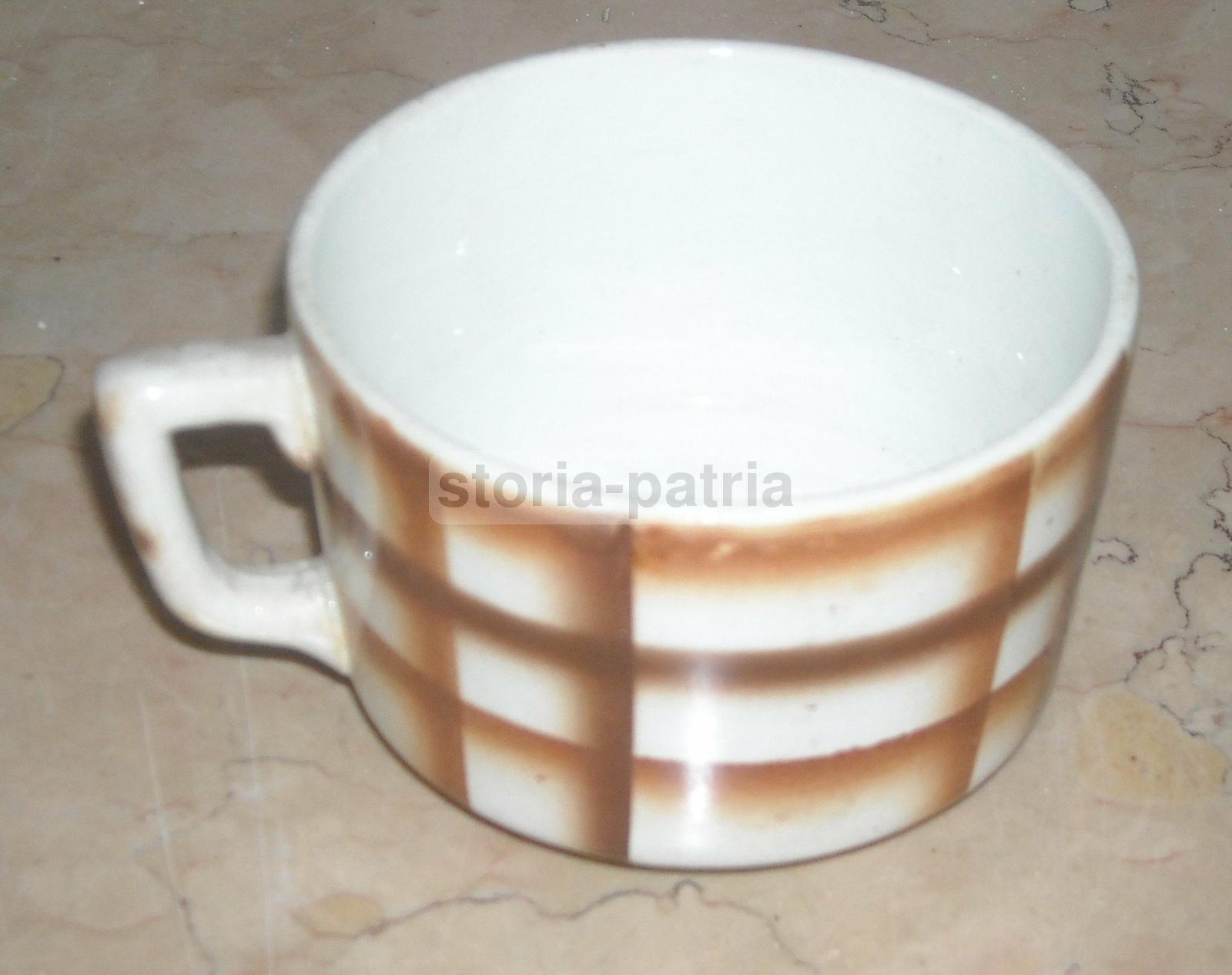 Piemonte, Ceramiche Piemontesi, Futurismo, Decorativo Decoro, Tazza d'Epoca immagine 5