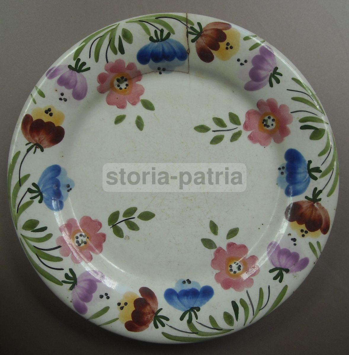 Richard Ginori, Mondovi, Decorativa Vecchia Ceramica, Floreale, Marchio Araldico immagine 1